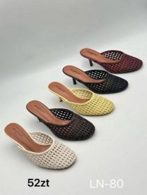 Klapki na obcasie (36-41/12P)