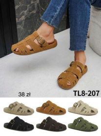 Klapki zakryte palce damskie (36-41/12P)