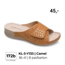 Klapki na koturnie (36-41/8P)