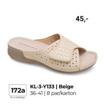 Klapki na koturnie (36-41/8P)