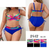 Strój kąpielowy dwuczęściowy damskie (46-54/4kpt)