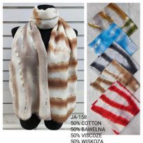 Szaliki damskie (uniwersalny/12szt)