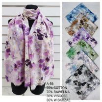 Szaliki damskie (uniwersalny/12szt)