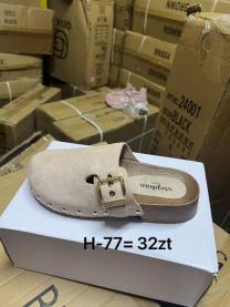 Klapki zakryte palce damskie (36-41/12P)