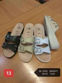 Klapki na koturnie (36-41/24P)