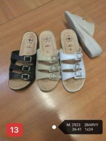 Klapki na koturnie (36-41/24P)