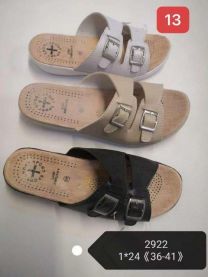 Klapki na koturnie (36-41/24P)