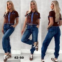 Spodnie jeansowe damskie (42-50/10szt)