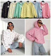 Bluzy z kapturem włoskie (uniwersalny/6szt)