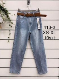 Spodnie jeans damskie (XS-XL/10szt)