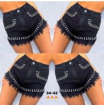 Szorty jeans damskie (34-42/10szt)