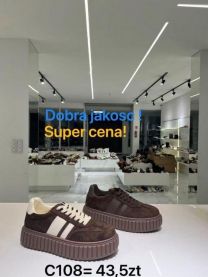 Buty Sportowe Wiązane Damskie  (36-41/12P)