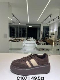 Buty Sportowe Wiązane Damskie  (36-41/12P)