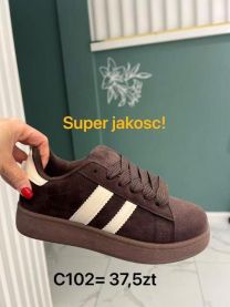 Buty Sportowe Wiązane Damskie  (36-41/12P)