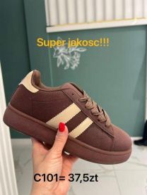 Buty Sportowe Wiązane Damskie  (36-41/12P)