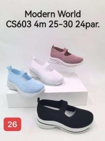 Buty sportowe wsuwane dziewczynka (25-30/24P)