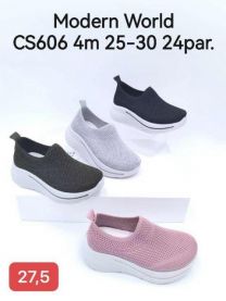 Buty sportowe wsuwane dziewczynka (25-30/24P)