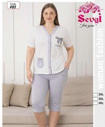 Piżama damska Turecka (2-4XL/12kpt)