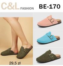 Klapki zakryte palce damskie (36-41/12P)