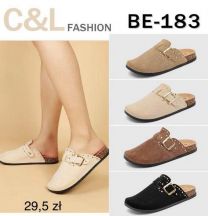 Klapki zakryte palce damskie (36-41/12P)