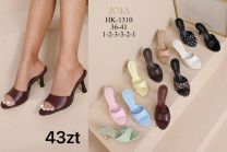 Klapki na obcasie (36-41/12P)