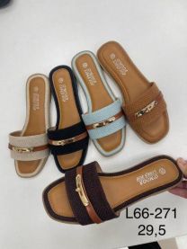 Klapki na płaskim (36-41/12P)