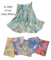 Szaliki damskie (uniwersalny/12szt)