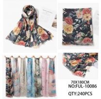 Szaliki damskie (uniwersalny/12szt)