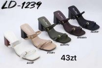 Klapki na obcasie (36-41/12P)