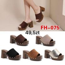 Klapki na obcasie (36-41/12P)