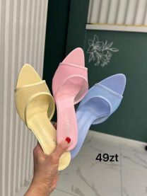 Klapki na obcasie (36-41/12P)