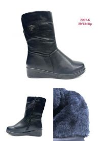(39-43/8P)Botki na koturnie  