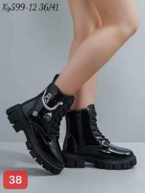 Botki na płaskim  (36-41/12P)