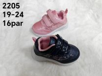 Buty sportowe na rzepy dziewczynka (19-24/16P)