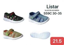 Trampki na rzepy chłopięce (30-35/18P)