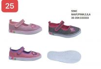 Trampki na rzepy dziewczynka (28-35/18P)