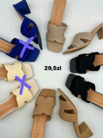 Klapki na obcasie (36-41/12P)