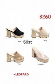 Klapki na obcasie (36-41/12P)