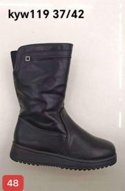 (37-42/12P)Botki na płaskim 