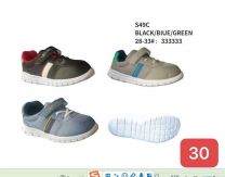 Buty sportowe na rzepy chłopięce (28-33/18P)