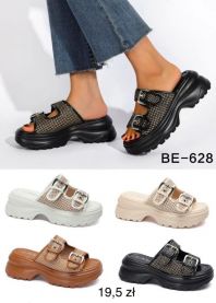 Klapki na koturnie (36-41/12P)