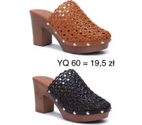 Klapki na obcasie (36-41/12P)