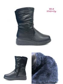 (37-42/12P)Botki na koturnie 