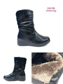 (37-42/12P)Botki na koturnie  