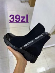 Botki na płaskim  (36-41/12P)