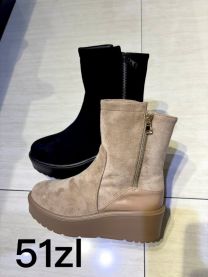 Botki na koturnie  (36-41/12P)