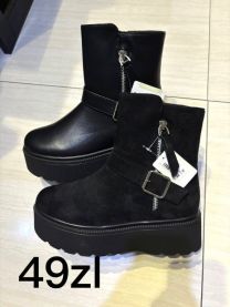 Botki na koturnie  (36-41/12P)