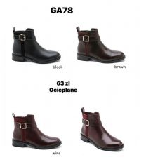 Botki na płaskim  (36-41/12P)