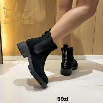 Botki na płaskim  (36-41/12P)