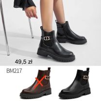 Botki na płaskim  (36-41/12P)